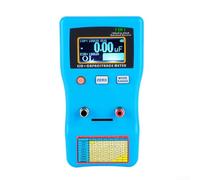 Analyseur de capacité automatique 2 en 1 avec test ESR à faible ohm, résolution de 0,0 uF-470 mF à 5 chiffres pour la maintenance électronique et le développement de l'ingénierie, bleu