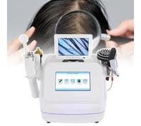 Analyseur De Cheveux De Diagnostic Cutané à éCran D'Affichage/Machine D'Analyse De La Peau Et Des Cheveux/DéTecteur De Follicules Pileux Du Cuir Chevelu, Avec 7 PoignéEs, Pour Salon De Spa
