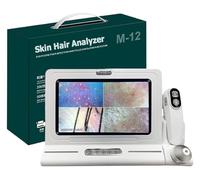 Analyseur de Cheveux de Diagnostic de Peau, Appareil d'analyse de la Peau, testeur Professionnel d'humidité et d'huile des follicules pileux, analyseur numérique de la Peau et des Cheveux