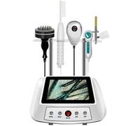Analyseur de Cheveux de Diagnostic de Peau, avec Fonction De Massage, 5 Outils De Diagnostic Capillaire, Soins De La Peau for Les Voyages, La Maison, Le Salon De Beauté