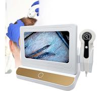 Analyseur de Cheveux de Diagnostic de Peau de cheveux peau, microscope numérique 50-200X pour cuir chevelu, follicules, follicules multifonctionnel pour cuir chevelu, 10 pouces