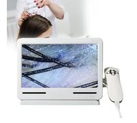 Analyseur de Cheveux de Diagnostic de Peau de la peau s poils, 200X, écran LCD 10,1 pouces, scanner numérique, microscope portable pour la détection de la santé, pour une utilisation à domic