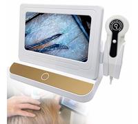 Analyseur de cheveux de diagnostic de peau, écran LCD 10 pouces, détecteur numérique de peau, analyseur de follicule pileux, analyseur de peau, testeur de pigments de peau pour le diagnostic et le