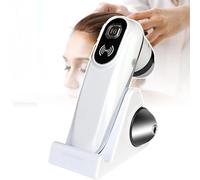 Analyseur de cheveux de diagnostic de peau - Lentille 50x/200x, 2 en 1 rechargeable - Machine d'analyse du cuir chevelu - 10 millions de pixels - Connexion sans fil pour salon de coiffure et