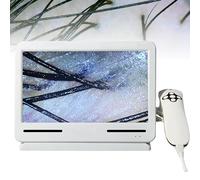 Analyseur de Cheveux de Diagnostic de Peau peau cheveux, outil de diagnostic, microscope 200x pour le soin du cuir chevelu, imagerie haute définition, détection des problèmes folliculaires
