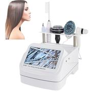 Analyseur de Cheveux | Détecteur Cuir Chevelu Cutané 10 Pouces | Appareil Massage 5 en 1 pour La Peau | Testeur de Follicules Pileux HD | pour la Maison, Le Salon et Une Utilisation Clinique (White)