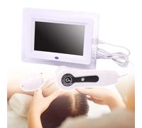 Analyseur De Cheveux Et De Peau Avec éCran éLectronique, Scanner D'Analyse De La Peau Et Des Cheveux, éCran 7 Pouces Et Double TêTe 50X/200X, Pour Le Visage Et La TêTe,Charging