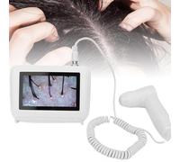 Analyseur de cheveux et de peau avec écran LCD 5 pouces, scanner numérique rechargeable pour le diagnostic de la santé à domicile et en salon.