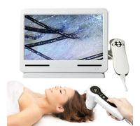 Analyseur de cheveux et de peau, détecteur de cuir chevelu de 10,1 pouces, testeur HD de follicules pileux 50/200x, système de diagnostic cutané, analyseur de cheveux