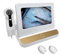 Analyseur de cheveux et de peau pour le diagnostic cutané : appareil de diagnostic cutané et capillaire avec écran LCD de 10 pouces, microscope numérique pour l'analyse et le test des follic