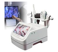 Analyseur de cheveux for diagnostic cutané, équipement de massage du cuir chevelu 5 en 1, scanner portable for détecter la perte de cheveux, l'hydratation, la souplesse et la teneur en sébum.