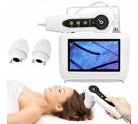 Analyseur de Cheveux pour Cuir chevelu - Microscope numérique 12,7 cm pour détection santé follicules pileux, Outil Professionnel pour Salon et Spa