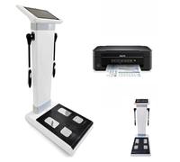 Analyseur de composition corporelle intelligent 10,1 pouces HD tactile Moniteur de composition corporelle Analyseur de santé Analyse de mesure Machine de test de graisse Analyseur humain Moniteur Anal