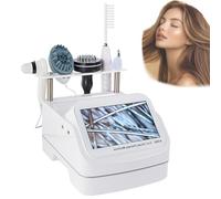 Analyseur de cuir chevelu et détecteur de follicules pileux 5 en 1 | Microscope professionnel du cuir chevelu avec grossissement 200x | Outil de diagnostic numérique pour la surveillance de la santé