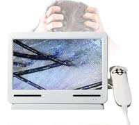 Analyseur de cuir chevelu multifonctionnel rechargeable de 10,1 pouces pour le diagnostic de la peau et des cheveux, idéal pour une utilisation à domicile ou en salon.