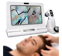 Analyseur de cuir chevelu portable Avec écran HD Microscope numérique Testeur de peau et de follicules pileux Pour usage domestique Pour usage professionnel en salon