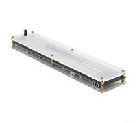 Analyseur de musique LED 250 mm pour dsp EQ pour vu Meter Analyseur de | Gamme de fréquence 50 Hz à 20 kHz, haute sensibilité, analyse en temps réel, mode double canal