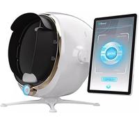 Analyseur De Peau 3D, Dessiccateur Facial Professionnel, Détecteur De Peau avec écran LCD, 8 Technologies D’imagerie Spectrale Et 28 Millions De Pixels Haute Définition, White