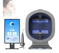 Analyseur de Peau AI Detecteur 36 Megapixels Appareil Facial | Appareil Professionnel Analyseur de Peau et Cuir Chevelu pour Acne Pigmentation Anti Age(21.5in)