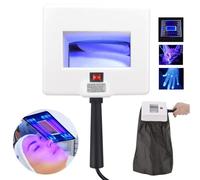 Analyseur de peau avec lampe Woods, analyseur grossissant professionnel, détecteur de peau, test de beauté, soins du visage, SPA, salon de beauté, peut être facilement testé à la maison