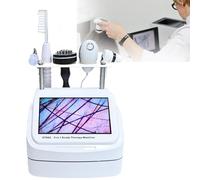 Analyseur De Peau Et De Cheveux, DéTecteur De Follicules Pileux, Loupe De Peau 200x, éCran Lcd Hd 10 Pouces, DéTection NuméRique De La Santé De La Peau Pour Salon De Coiffure à Domicile