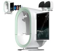 Analyseur De Peau Ia 3D,12 Spectres,écran 13,3 Pouces,Analyse De Données Avec 30 Indicateurs,Prédiction Des Tendances De Vieillissement,Détection En Profondeur Des Rides,Taches,Pores,Acné Green