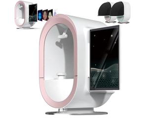 Analyseur De Peau Ia 3D,12 Spectres,écran 13,3 Pouces,Analyse De Données Avec 30 Indicateurs,Prédiction Des Tendances De Vieillissement,Détection En Profondeur Des Rides,Taches,Pores,Acné Pink