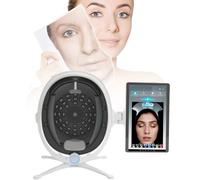 Analyseur de peau numérique 3D 13,3 pouces, analyseur de peau intelligent par IA, 38 millions de pixels, analyseur d'humidité faciale à 8 spectres