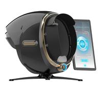 Analyseur de peau numérique 3D,machine d'analyse intelligente peau du visage,38 millions de pixels,8 analyseurs spectraux d'humidité faciale pour salon de beauté,soins de la peau(Black,13.3 in)