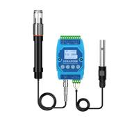 Analyseur de qualité de l'eau 4-20 mA 0-5 V 2 en 1 Capteur EC Sonde PH