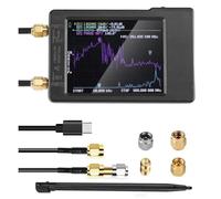 Analyseur de réseau, Analyseur d'antenne réseau vectoriel 10 kHz-1,5 GHz MF HF VHF UHF avec emplacement for carte SD Testeur VNA-H de spectre