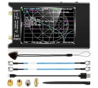 Analyseur de réseau, Analyseur d'antenne réseau vectoriel VNA 50 kHz-6,3 GHz 4 pouces Mesure des paramètres S HF VHF UHF TOS Retard de phase Abaque Smith