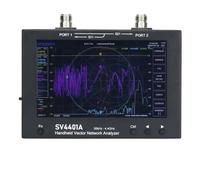 Analyseur de réseau, Analyseur de réseau vectoriel VNA SV4401A 50 kHz-4,4 GHz, analyseur dynamique 100 dB, écran LCD tactile 7 pouces, mémoire interne, bandes MF/LF/HF/VHF/UHF