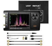 Analyseur de réseau, Analyseur de spectre portable 2 en 1, générateur signaux, analyseur fréquence 4 pouces, 100 kHz à 5,3 GHz, batterie 5000 mAh avec carte 32 Go