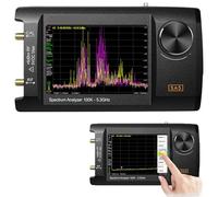 Analyseur de réseau, Analyseur de spectre portable 2 en 1, générateur signaux, analyseur fréquence 4 pouces, 100 kHz à 5,3 GHz, batterie 5000 mAh avec carte 32 Go