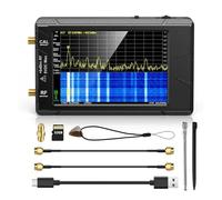 Analyseur de réseau vectoriel, Analyseur de spectre TinySA ULTRA Écran 4" 100 kHz à 5,3 GHz, V0.4.5.1 Testeur de réseau LAN interne avec version carte 32 Go Mesure des paramètres S, TOS