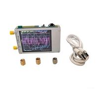 Analyseur de réseau vectoriel avec analyseur de spectre, 50 kHz à 300 MHz, écran tactile, alimentation par batterie pour antenne, câble RF, test de filtre