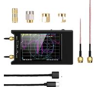 Analyseur de réseau vectoriel, gamme de fréquences de 50 kHz à 1,5 GHz, mesure précise de la réflexion, interface USB type C, faisceau vert