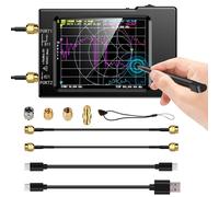 Analyseur de réseau vectoriel NanoVNA-H, analyseur d'antenne HF VHF UHF mesurant les paramètres S, le ROS et l'analyse des crêtes