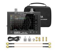 Analyseur de réseau vectoriel SV4401A 7 "écran tactile LCD 50 KHz-4.4 GHz NanoVNA VNA analyseur d'antenne réseau vectoriel UHF HF VHF SWR 100db testeur VNA dynamique pour la mesure des performances de