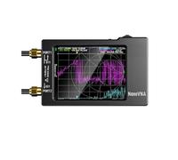 Analyseur de spectre, Analyseur d'antenne réseau vectoriel NanoVNA-H 50 kHz-1,5 GHz MF HF VHF UHF avec coque, emplacement for carte SD, prise en charge 32 Go, testeur numérique Nano VNA-H
