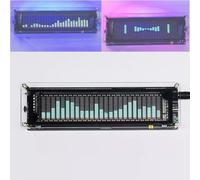 Analyseur de spectre audio à LED, indicateur de spectre musical, mode spectre en option / Réponse en fréquence : 300 Hz - 20 kHz / Résolution d'affichage : 25 segments, 15 niveaux, destiné aux passion