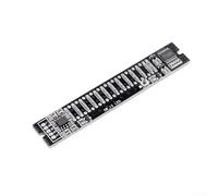 Analyseur de spectre de musique LED VU mètre audio indicateur de niveau audio pour son stéréo double canal 12 V 24 V avec 7 verts, 2 oranges, 3 lumières rouges (B)