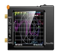 Analyseur de Spectre, Nanovna-h - analyseur d'antenne réseau vectoriel, écran 4 pouces, 10KHz-1.5GHz, Version MF HF VHF UHF avec emplacement for carte SD(2.8inch)