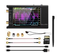 Analyseur de spectre NanoVNA-H4, analyseur d'antenne réseau vectoriel 2.8/4 pouces, 10KHz-1.5GHz, MF HF VHF UHF, accordeur d'antenne nano vna NanoVNA-H NanoVNA-H4 V4.3 32GB