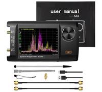 Analyseur de spectre portable 2 en 1, générateur signaux, analyseur fréquence 4 pouces, 100 kHz à 5,3 GHz, batterie 5000 mAh avec carte 32 Go