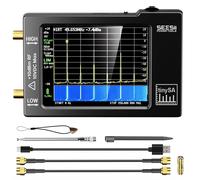 Analyseur de spectre Portable TinySA amélioré V0.3.1, petit analyseur de fréquence 100kHz à 960MHz, générateur de Signal d'entrée MF/HF/VHF UHF
