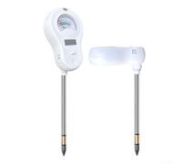 Analyseur de Terre 6 Fonctions avec Sonde Alliage Rotative(3 probes) | Écran pivotant 90°, anti-reflet, lecture optimale, pour soleil direct, pour ombre partielle