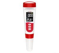 Analyseur d'eau numérique 5 en 1 - Mesure la température du pH et la concentration en sel avec guidage vocal et écran LCD rétroéclairé clair pour une lecture facile