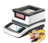 Analyseur d'humidité avec chauffage halogène, écran LCD, contrôle de la température de 40 à 160 °C, capacité de 110 g/0,005 g, interface RS232 pour test de séchage rapide